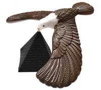 NIOMICO Balancing Bird for Kids Cute Vivid Balance Bird Relaxing Balancing Eagle with Pyramid Base Stress Relief 6.7in Toy for Finger Birthday Gift