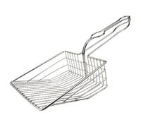 NIOMICO Cat Litter Scoop Large & Heavy Duty Iron Litter Scoop with Ergonomic Handle Easy Wash Hollow-Out Poop Scooper for HomeCat