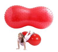 NIOMICO Peanut Ball, 35x18 Inch PVC Inflatable Yoga Ball for Pregnancy with Pump & Spot, Anti Burst Safe Fitness Equipment for Home, GymPeanut Massage