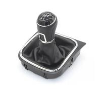 NIONGYN Car Gear Knob Compatible with for Golf 6 5 for Rabbit for Jetta MK5 MK6 2004-2014 Gear Shift Handle Lever Interior Replacement Gear Shift Knob(5speed)