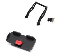 NIONGYN Compatible With For R1300GS For Adventure 2023 2024 Motorcycle CNC Navigation Bracket GPS Mobile Phone Holder Mount Support Motobike Navigation Bracket(Black B)