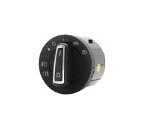 NIONGYN Headlamp Switch Knob Compatible With Skoda For Fabia 3 III NJ MK3 1.4TDI 2014-2017 2018 2019 2020 Automatic Headlight Switch Light Sensor Headlight Switch Control Button