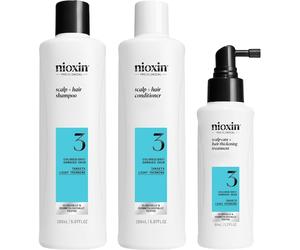Nioxin Coloured, subtly thinning hair 3-step system set 350 ml