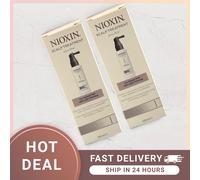 Nioxin System 1 Scalp Treatment Fine Natural Normal Thin Looking hair 100ml-2pk