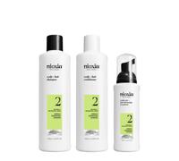 Nioxin System 2 Three-Phase Kit 150ml - advanced hair thinning kit