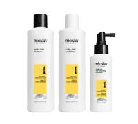 Nioxin Scalp & Hair Thickening System 1 for Natural Hair with Light Thinning Trial Kit