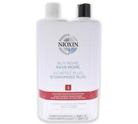 Nioxin System 4 Cleanser & Scalp Therapy Conditioner Duo 33.79 Ounce
