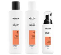 Nioxin System 4 Trial Kit Shampoo 150ml + Conditioner 150ml + Scalp & Hair Treatment 40ml