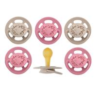 nip® Dummy Cherry® Green Size 2 from 6 Motane, Multi-Pack for Girls, Pack of 6, 94% Renewable raw Materials