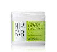 Nip + Fab 60 Teen Skin Pads, 55mm Diameter - 80ml, One Colour, Women One Colour
