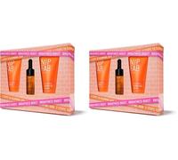 NIP+FAB Brightness Boost Gift Set, Contains 3 Large Deluxe Sized Products, Vitamin C Fix Concentrate 10ml, Vitamin C Fix Serum 20ml, Vitamin C Fix Hybrid Gel Cream 20ml, Stocking Filler (Pack of 2)