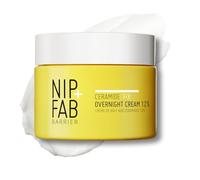 Nip+Fab Ceramide Fix Overnight Cream 12% 50 ml, Luxurious Skin Barrier Replenisher, Elastin Production Support, Giving Your Skin a Firmer, More Youthful Appearance, with Azelaic Acid and Biolin
