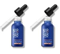 Nip + Fab Glycolic Acid Fix Extreme Booster 10% AHA Liquid Face Drops with Glycolic, Amino Acid, Allantoin for Skin Brightening Toning Exfoliation, 30ml (Pack of 2)