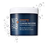 Nip + Fab Glycolic Acid Night Face Pads with Salicylic and Hyaluronic Acid, Exfoliating Resurfacing AHA Facial Pad for Exfoliation Even Skin Tone Blemish Control Pigmentation, 60 Pads, 76 Grams