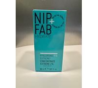 Nip+Fab Hyaluronic Acid Fix Extreme 4, 2 percent Concentrate, Daily Concentrated Drops for Face, Quick Drying Serum for Hydration, Dewy, Visibly Plumped Skin