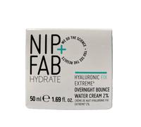 Hyaluronic Fix Extreme4 Overnight Bounce Water Cream 2% 50 ml, Hydrating, Smooths Pores, Fine Lines and Wrinkles, Prevents Moisture Loss