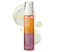 Nip+Fab Peptide Fix 2-in-1 Tone & Top-Up Mist, 4% SPF 50, Replenish and Rehydrate Your Skin, Top-Up your Sun Protection On-The-Go, SPF Top-Up Over Makeup, 75ml