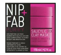 Nip + Fab Salicylic Fix Face Clay Mask 170 ml, Pink Clay Mask for Congested Skin, Deeply Cleanses the Skin, Unblocks Clogged Pores, Removes Toxins and Impurities