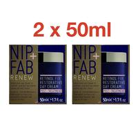 Nip + Fab Renew Retinol Fix Restorative Day Cream Post Treatment 2 x 50ml NEW
