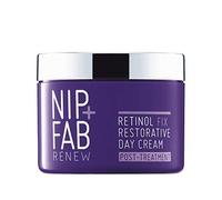 Nip + Fab Retinol Fix Restorative Day Cream Post-Treatment Retinol Face Cream with Hyaluronic Acid and Panthenol and bisabolol, Anti-Aging Daytime Facial Moisturizer, 50 ml