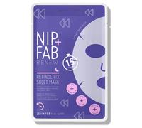 Nip + Fab Retinol Fix Sheet Mask for Face with Coconut Water, Edelweiss Flower Extract, Hydrating Gel Facial Mask for Refining Minimizing Pores, 24ml