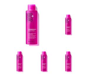 Nip + Fab Salicylic Acid Fix Tonic for Face with Witch Hazel, Lotus Flower Extract BHA Toner for Breakouts Minimize Pores Oil Control, 100ml (Pack of 5)