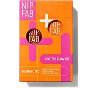 Nip+Fab Vit C 3 Piece Starter Kit | Contains Vit C Fix Cleansing Fix, Scrub, Sheet Mask | Face Skin Exfoliating, Brightening, Hydrating, Toning, Vitamin C for Skin Care | Vegan and Cruelty Free