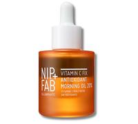 Nip + Fab Vitamin C Fix Antioxidant Morning Oil 20% - 30ml, Dual-Phase Glow-Boosting Face Oil with Ferulic Acid, Niacinamide & Vitamin C Complex, Brightens, Evens Tone & Shields Skin
