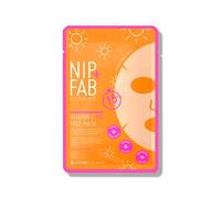 Nip + Fab Vitamin C Fix Sheet Mask for Face with Coconut Water, Citrus Fruit Extract, Hydrating Antioxidant Facial Mask for Skin Brightening and Toning, 24ml
