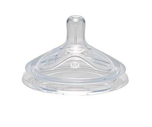 NIP First Moments Wide Neck Silicone Teat Suction Hole Size M: Medium Flow Based on The Mother's Breast 1 Piece