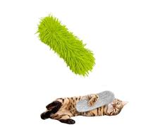nip Toys for, Toys for Indoor Adult Kitten, Interactive Plush Toy for Chew Toys Interactive for Indoor Built-in Sound Paper, Small for toy (Green, Animals)
