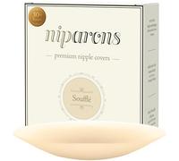Niparons Nipple Covers - Premium Invisible Adhesive Reusable Silicone Nipple Covers (Soufflé, 8cm)