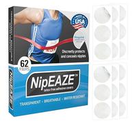 NipEaze Athletic Nipple Covers for Men and Women - Chafing Prevention and Concealment | The Original Sports Nipple Cover. Regular - 62 Pairs