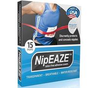 NipEaze - The Original Sports Nipple Covers - Patented & Proven - Chafing Prevention for Men and Women, 1pack, Size Regular, 30Pcs (15pairs)