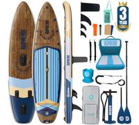 Niphean (Extra Large) Inflatable Paddle Board, SUP for 2+1 People/Family, Stand Up Paddle Board with (Beginner Friendly) StabilTrac™ Fin, Waterproof Phone Pouch, Paddle Boards for Adults, Gift Ideas
