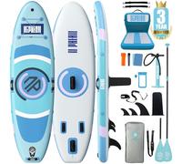 Niphean Inflatable Paddle Board with Stable Wing and Durable SUP Accessories, 10' Stand up Paddle Boards for Adults & Youth, Idea for Stand up Paddleboarding Beginner, Versatile Yoga Paddle Board