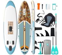 Niphean Inflatable Paddle Boards for Adults with All Accessories, 320cm Stand Up Paddle Board for All Skill Levels, SUP with 200kg Weight Capacity for 2 People, Inflatable Paddleboard with Seat