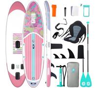Niphean Inflatable Paddle Boards for Adults with All Accessories, 320cm Stand Up Paddle Board for All Skill Levels, SUP with 200kg Weight Capacity for 2 People, Inflatable Paddleboard with Seat