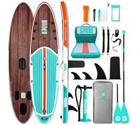 Niphean Inflatable Paddle Boards for Adults with All Accessories, 320cm Stand Up Paddle Board for All Skill Levels, SUP with 200kg Weight Capacity for 2 People, Inflatable Paddleboard with Seat