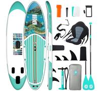 Niphean Inflatable Paddle Boards for Adults with All Accessories, 320cm Stand Up Paddle Board for All Skill Levels, SUP with 200kg Weight Capacity for 2 People, Inflatable Paddleboard with Seat