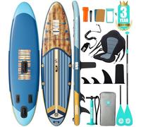 Niphean Inflatable Paddle Boards for Adults with All Accessories, 320cm Stand Up Paddle Board for All Skill Levels, SUP with 200kg Weight Capacity for 2 People, Inflatable Paddleboard with Seat