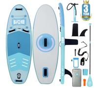 Niphean Inflatable Paddle Boards for Adults with All Accessories, 320cm Stand Up Paddle Board for All Skill Levels, SUP with 200kg Weight Capacity for 2 People, Inflatable Paddleboard with Seat