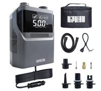 Niphean Upgrade Paddle Board Electric Pump 50 PSI Air Pump for Inflatables with Dual Stage Auto-off & Deflation, 12V DC Car Connector Portable SUP Pump for Stand Up Paddle Board, Kayak, Boats, Tent