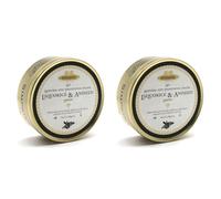 Nipits Classic Liquorice and Aniseed Travel Tin 200g - The Original Travel Tin Manufacturer - All Natural Colours and Flavours - Vegetarian and Vegan Friendly - Gluten and Dairy Free (Pack of 2)