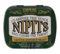 Nipits Liquorice Pellets Menthol Flavour Pocket Size 12 g Pack of 3