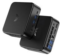 NiPoGi E3B Mini PC AMD Ryzen 5 7430U(up to 4.3GHz 6C/12T) Mini Computer 32GB DDR4(Dual Channel) 1TB M.2 SSD Mini PC Windows 11 Pro 4K Triple Display/WiFi 6/BT5.2/HDMI+DP+USB-C for Office/Business