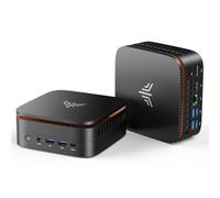 NiPoGi Essenx E1 Mini PC AMD Ryzen 3250U Windows 11 Pro (up to 3.5 GHz) 8GB RAM + 256GB SSD, 4K@60Hz dual display HDMI + DP/AWi-Fi/BT/LAN, mini computer for office/education/home