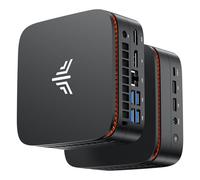 NiPoGi P1 Mini PC Windows 11 pro, AMD Ryzen Embedded R2544 Mini Computer (Βeats 3500/4300U/i3 10110U, Up to 3.7GHz), 8GB RAM 256GB M.2 SSD, Triple 4K Display, WiFi/BT/ Business Home Office