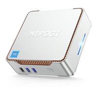 NiPoGi Pinova P2 Mini PC Windows 11 Pro AMD Ryzen 4300U(Βeats N150,up to 3.7GHz) 8GB RAM 256GB SSD Mini PC MD Radeon Graphics 4K Triple Display HDMI/WiFi/BT Mini Computer for Home/Business/School
