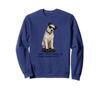 Nipper the RCA Dog with Shades Cool Retro Music Icon Art Sweatshirt